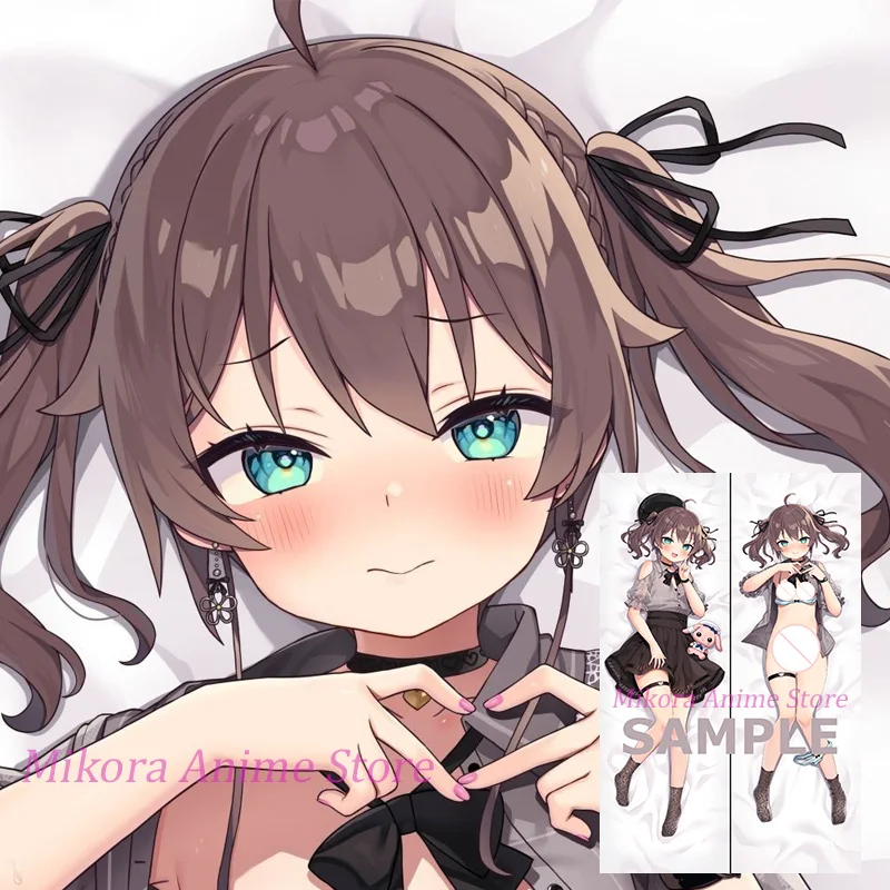 Dakimakura Natsuiro Matsuri VTuber Anime Body Pillow Cover Double Sided Print Life Size Pillowcase Gift