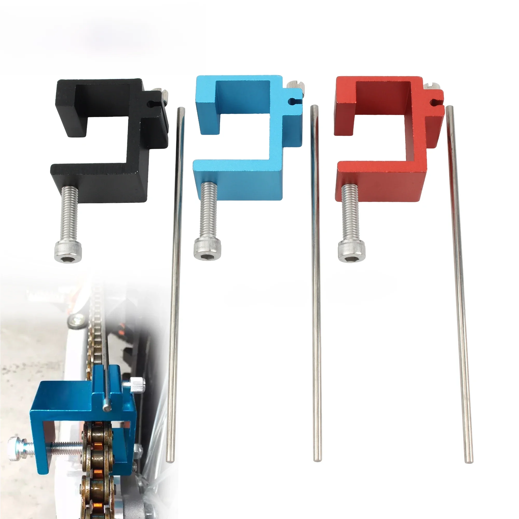 Outil d'alignement de pignon de chaîne de moto, outil d'alignement de chaîne de moto ATV universel moto Motocross Pit Dirt Bike