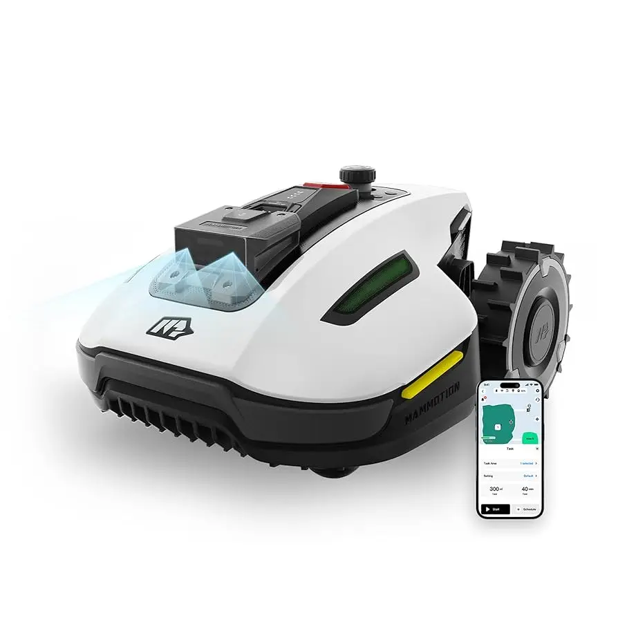 

BIG DISCOUNT SALES PROMO YUKA Mini 500H Robotic Lawn Mower Reception 0.12 Acre, Ultrasense AI Vision+ RTK Positioning