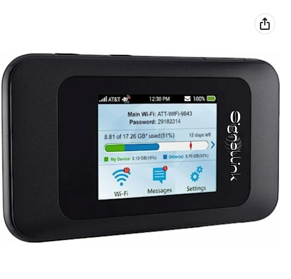 Imagem -03 - Signallink-bateria Portátil Destacável Mf985 4g Cat13 600m 3000mah Wifi 99 Novo