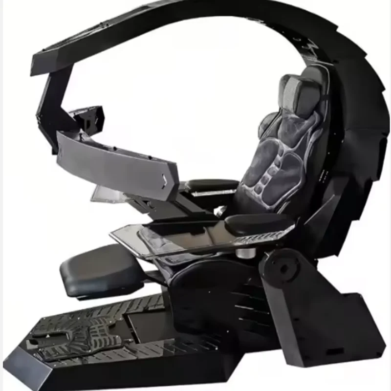 GROOTHANDEL VOOR Multi-Screen Codering Cabine Werkstation Kantoor Cockpit Gaming Station Video Gaming Stoel Computertafel