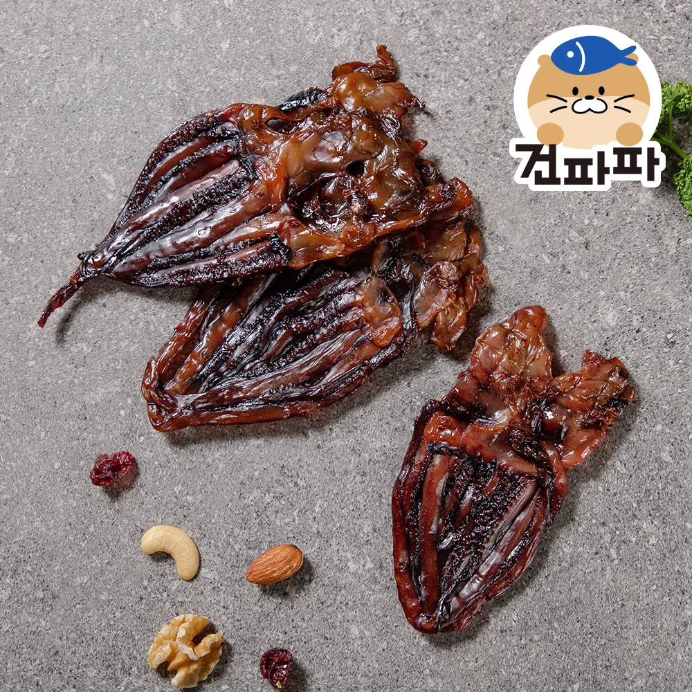 Papa delicious dried fish snack Jube Pall-pounder Short leg leg 100G + 100g