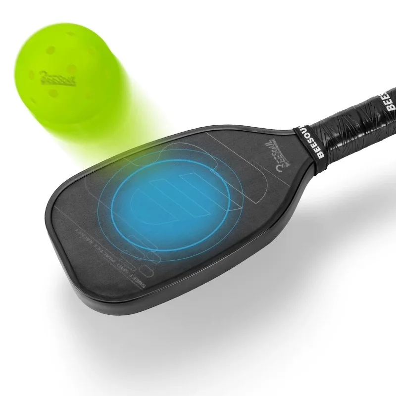 

Beesoul Pickleball Sweet Spot Trainer Paddle T700 Термоформованная ракетка Pickleball с удлиненной ручкой из полипропилена 16 мм для тренажера