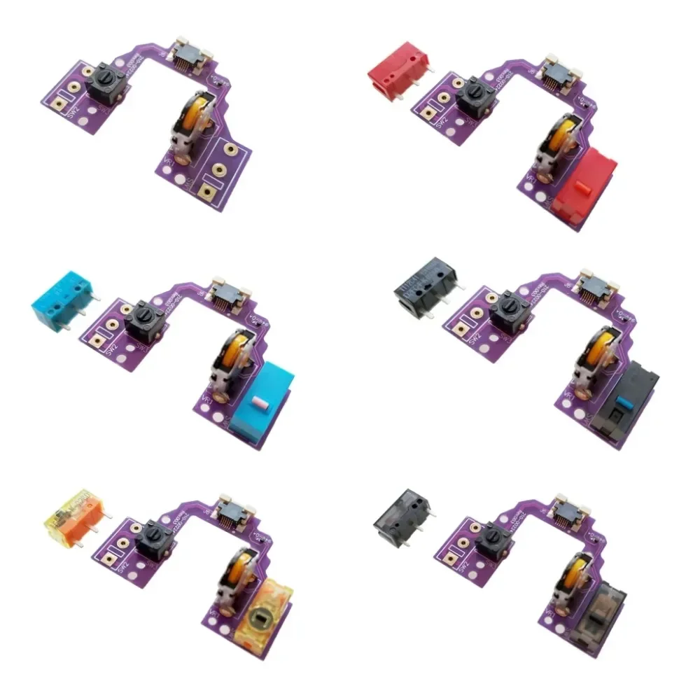 Płytka PCB z funkcją Hot Swap, płytka przycisków do myszy Logitech G Pro X Superlight, bez konieczności lutowania, płyta główna z złotym enkoderem myszy. — zdjęcie produktu 7