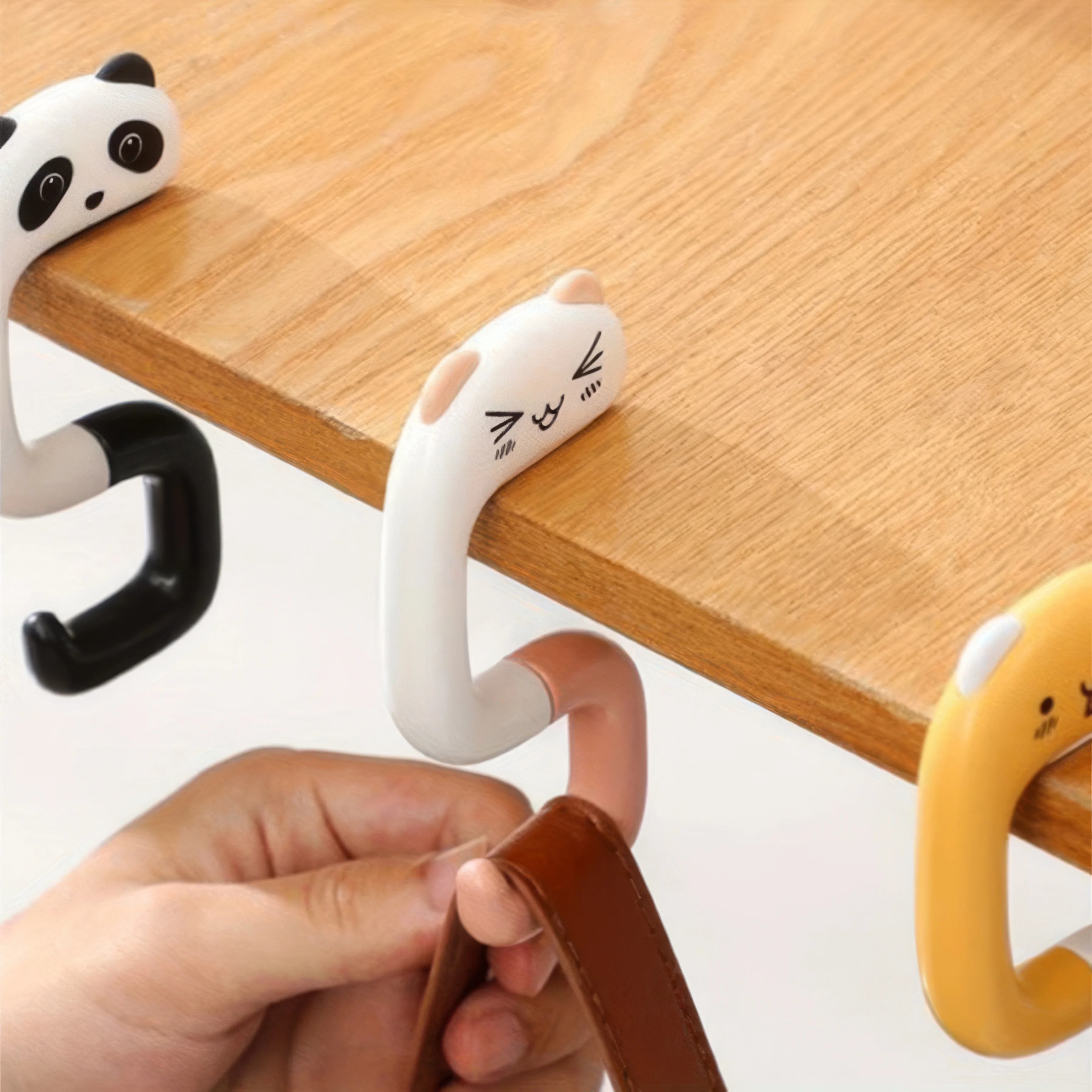1/2/3 Handbag Hooks in Pink, Keep Them Clean and Easy To Access, Fun Design, Suitable for Handbags