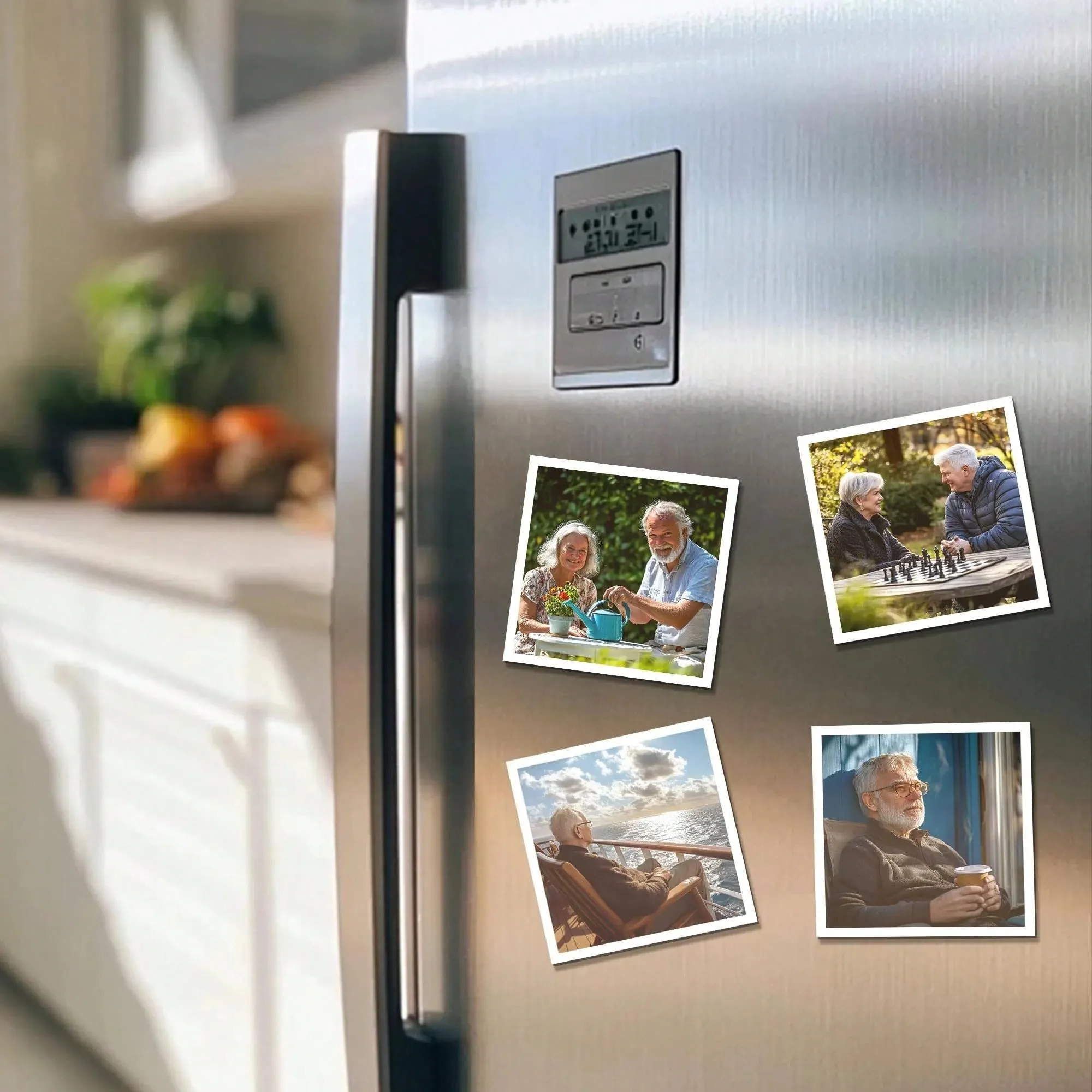 Fridge Magnets, Custom Photo Printed Magnets, Personalized, Perfect for Him, Perfect for Her, Anniversary image 3
