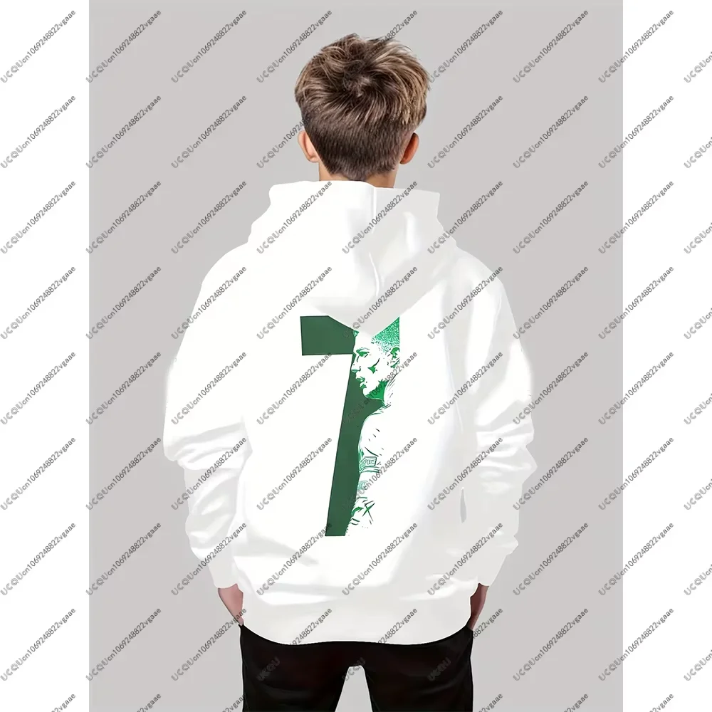 كرة القدم جيرسي المحملة الرجال طفل أعلى رونالدو البلوز الرياضة كرة القدم عارضة الصبي هوديي البرتغال الخريف هدية أعلى البلوز تي شيرت جديد #2