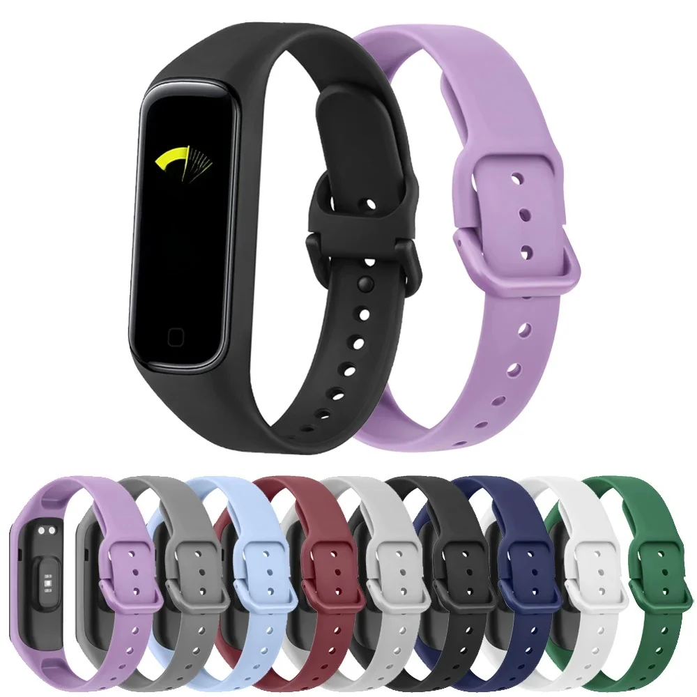 Bracelet de montre en Silicone pour Samsung Galaxy Fit 2 bandes Bracelet de remplacement Sport Smartwatch Bracelet pour Samsung Galaxy Fit2 Bracelet