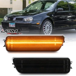 2pcs Front Bumper Amber Led Side Marker Light For 1999-2005 Volkswagen MK4 Golf GTI R32 Rabbit Jetta Blinker Signal Lamp