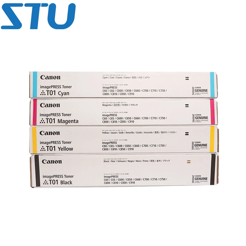 

T01 Toner 1Set 4PCS New Original CMYK Toner for Canon ImagePress C60 C65 C600 C650 C660 C700 C710 C750 C800 C810 C850 C910