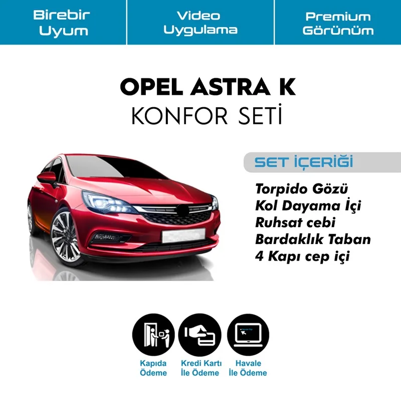 For OPEL ASTRA K Trim Plated Comfort Set and Fabric Self Adhesive Car Accessories Insulation Noise-Canceling For Opel