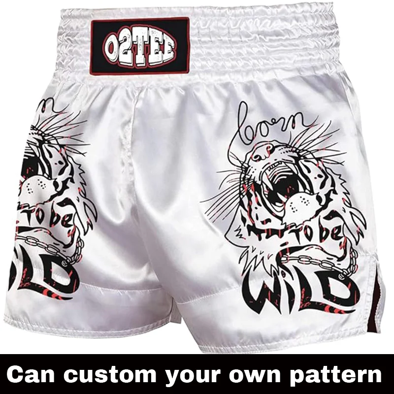 Custom Unisex Novelty Galaxy MMA Muay Thai Shorts for Men Women Gym Boxing Kickboxing