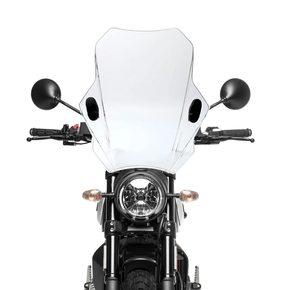 For Ducati Scrambler 400 800 DS / CR /Nightshift 2016 -  Windscreen Windshield Covers Screen Smoke Lens Motorbikes Deflector