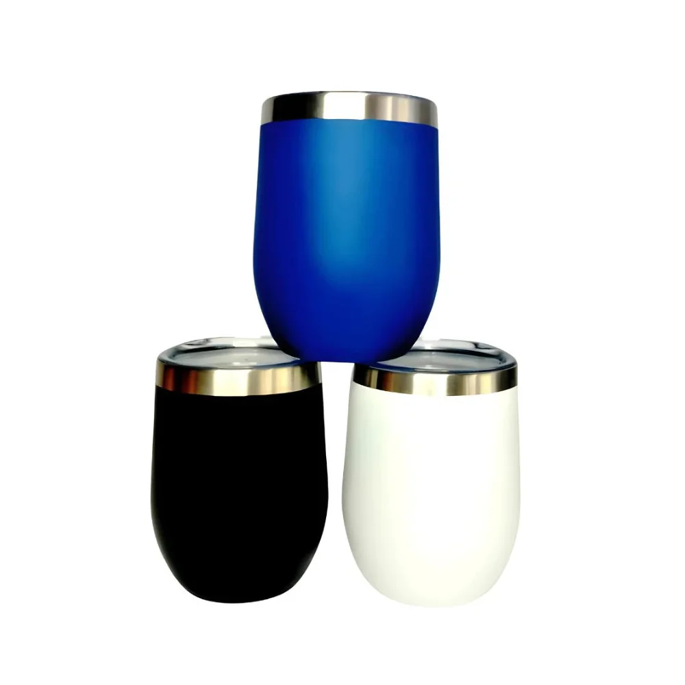 350 mL Stainless Color Thermal Cuia Cup With Matte Acrylic Lid