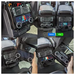 For Land Rover Range Vogue L405/Sport L494 2013-2017 LCD Rear Air Conditioning Board Car Knob Screen Control Touch Ac Panel