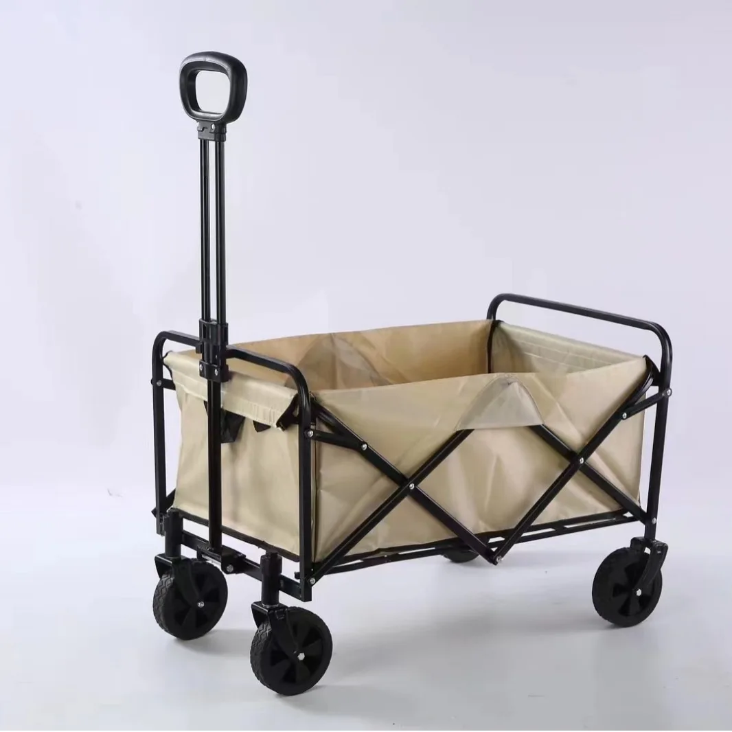 عربة تخييم قابلة للطي محمولة ، عربة حديقة عائلية خارجية #4