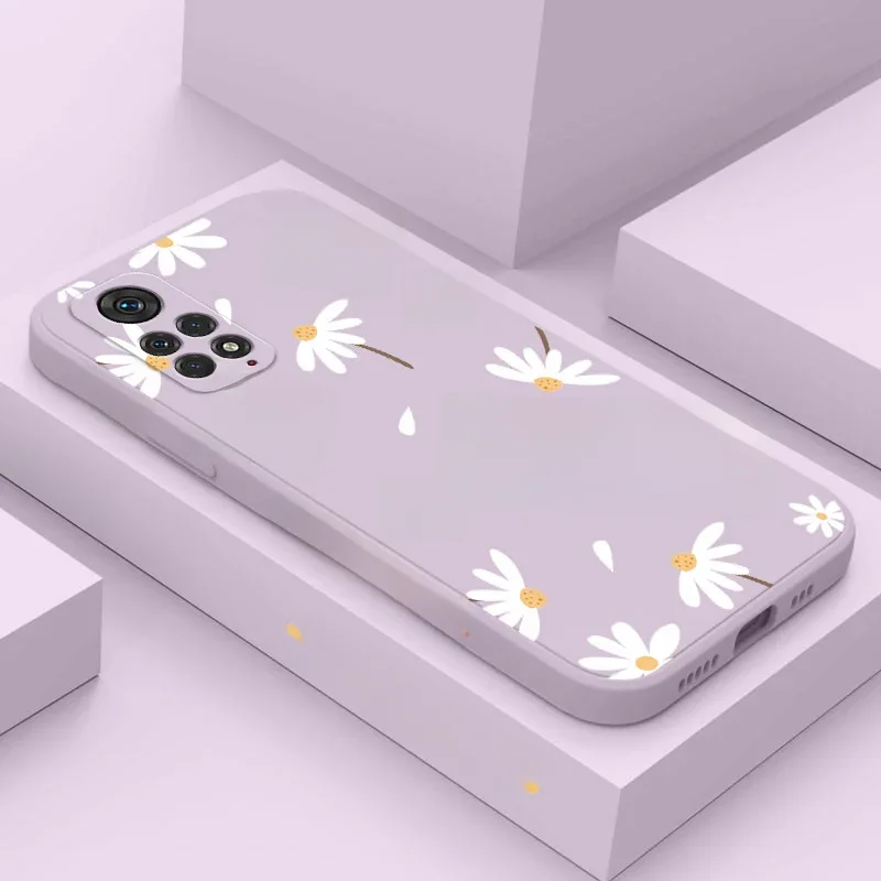 Plain Daisies Handyhülle für Xiaomi Redmi Note 14 13 12 12S 11 11S 10 10A 10T 10S 9T 9 8 7 Pro Plus 10C 4G 5G Abdeckung