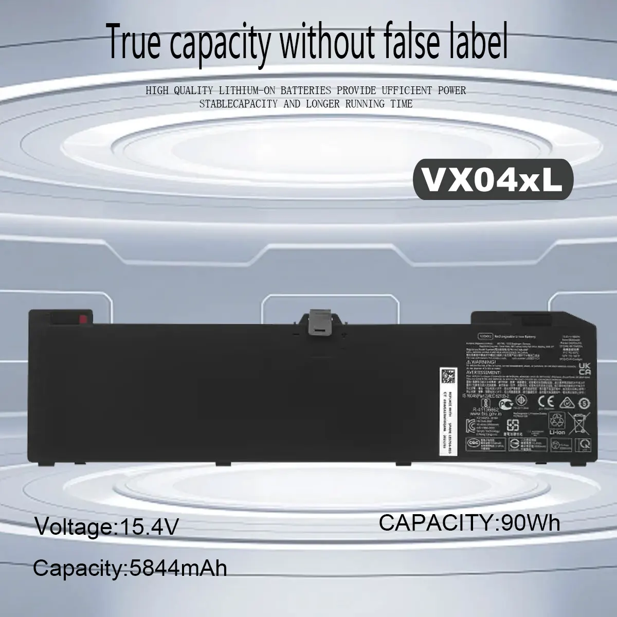 DXT New Laptop Battery VX04XL For HP Zbook 15 G5 G6 Series HSTNN-IB8F 5CN17PA 4ME79AA HSN-Q13C L05766-855 L06302-1C1 image 2