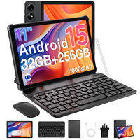 Doogee Tab G6+ 2 in 1 Tablet PC Gemini AI Android 15 Dual Speakers 8000Mah Battery 32GB(8+24) Ram 256GB ROM Widevine L1 4G LTE