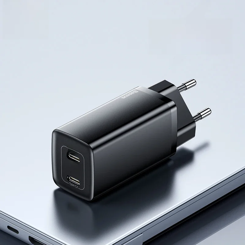 Baseus 65W Gan Charger Quick Charge 4.0 Type C Pd Charger Usb Charger For Iphone Samsung Xiaomi Fast