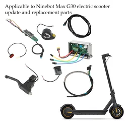 For Ninebot Max G30 electric scooter dashboard controller taillight adapter cable throttle accelerator brake handle spare parts