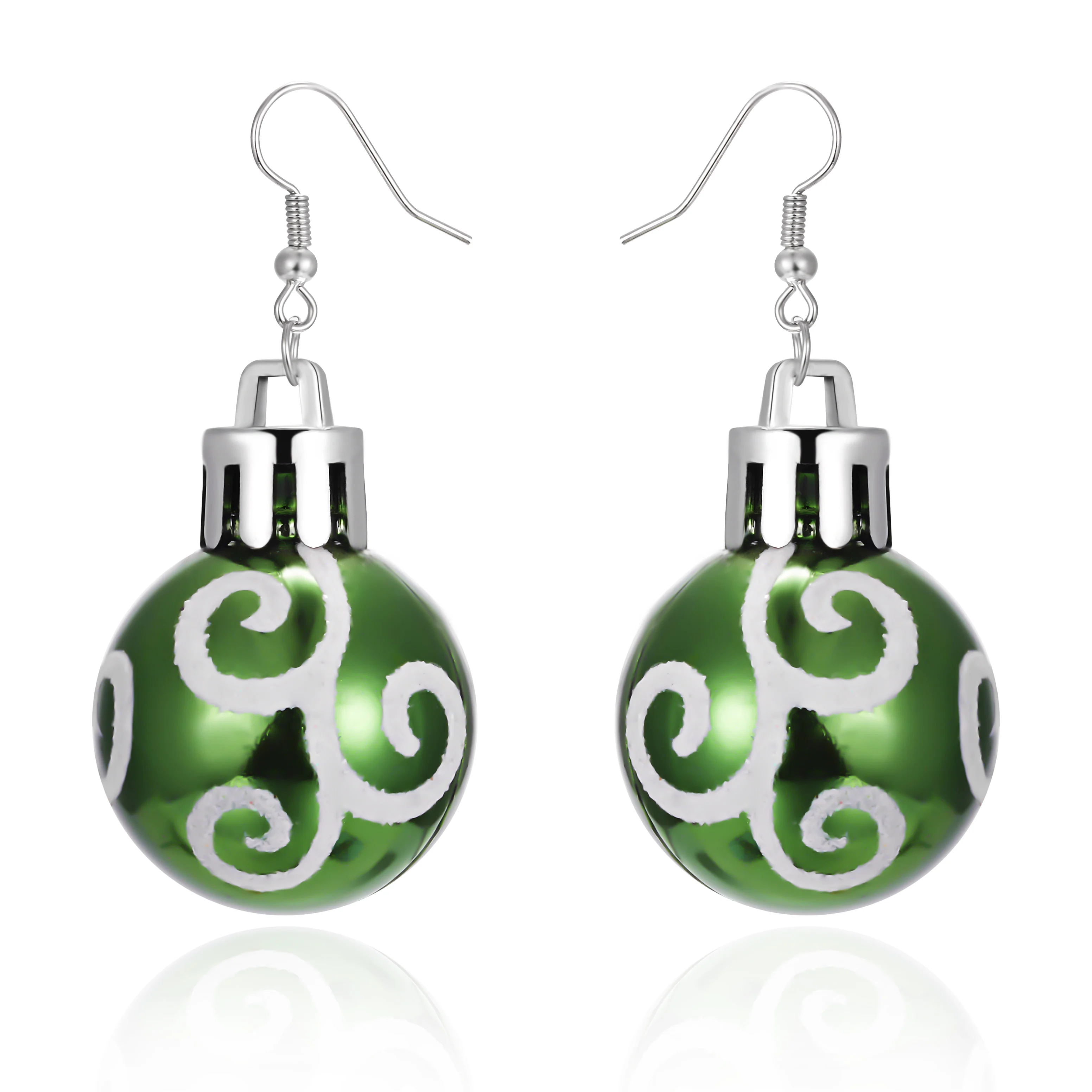 Frohe Weihnachten Bunte Glühbirnen-Kugel-Ohrringe für Frauen Luxuriöse Kreative Ohrringe Neujahrsparty-Schmuck – Detail 28