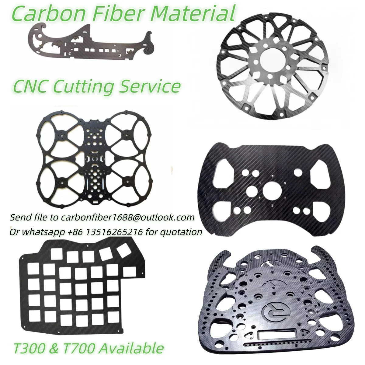 DAYO 탄소 섬유 시트 CNC 절단 탄소 플레이트 패널 가공 탄소 보드, FPV 프레임 드론 암 RC 부품용 CNC 가공