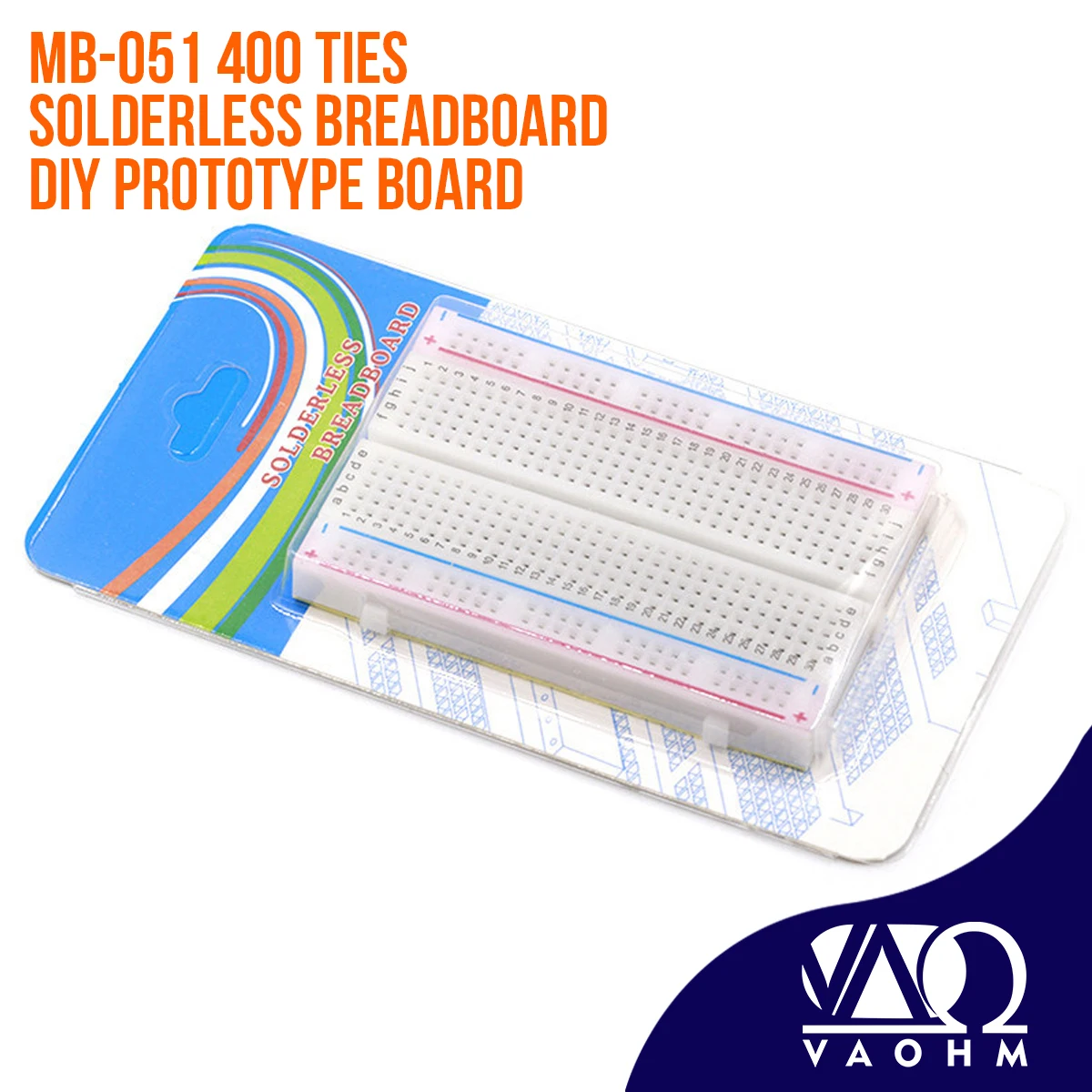 MB-051 400 Ties Solderless Breadboard DIY Prototype Board