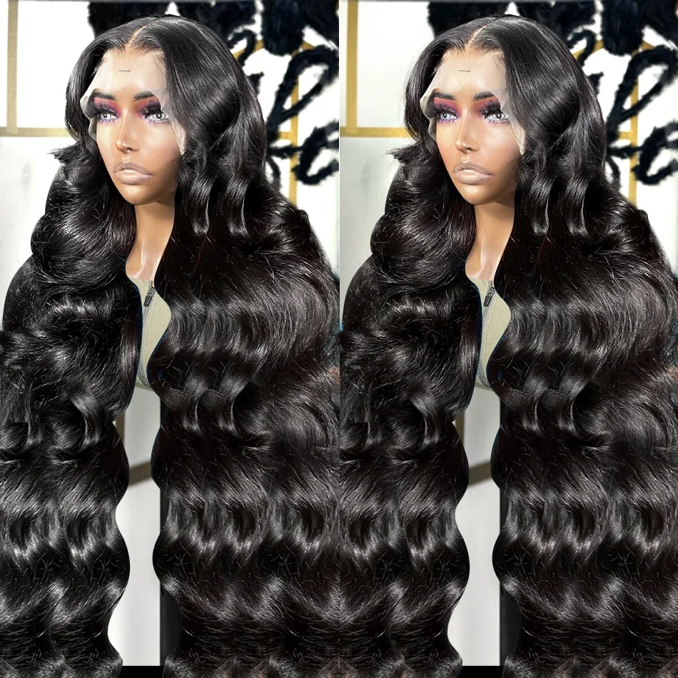 YKB 200 Density 18 24 Inch Body Wave 13x7 Lace Frontal Human Hair Wig For Women PrePlucked Water Wavy 6x6 HD Lace Glueless Wig