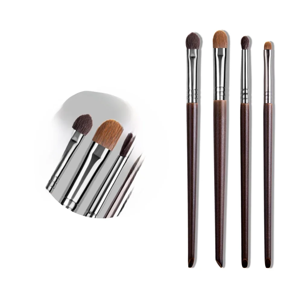 OVW naturalne włosy szczotka do oczu kisti dlya teney płaskie cień cieniowania mały ołówek Tarpered rozmazywanie zestaw de brochas para maquillaje — zdjęcie 2