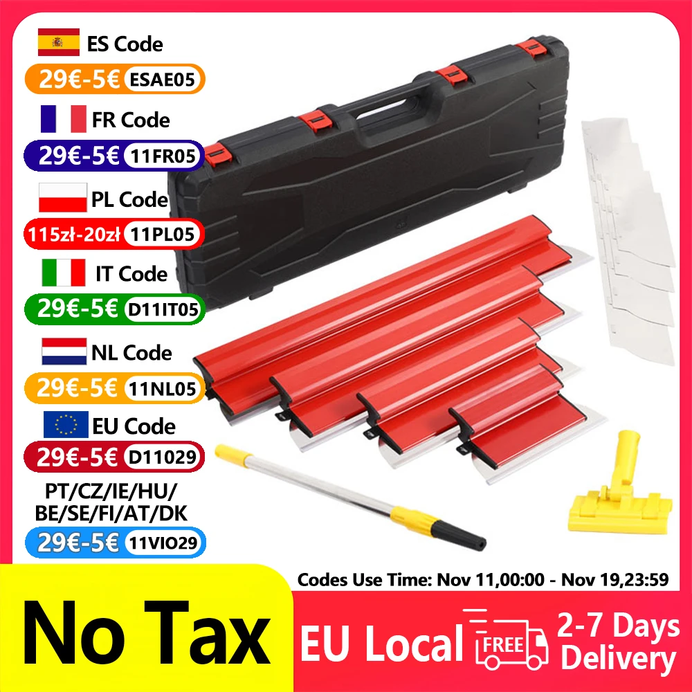 Jeu de lames d'écumage pour cloisons sèches, 25/40/60/80cm, outils de plâtrage mural, lame d'écumage, finition de peinture, couteau de démarrage et de lissage