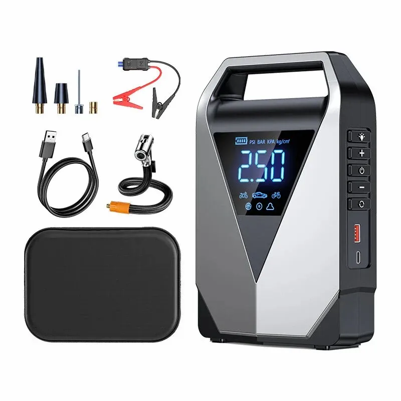 TUERBB 4000A Car Jump Starter مع منفاخ إطارات، باور بانك. للمركبات 12 فولت التي تصل إلى 8.0 لتر غاز/6.0 لتر ديزل