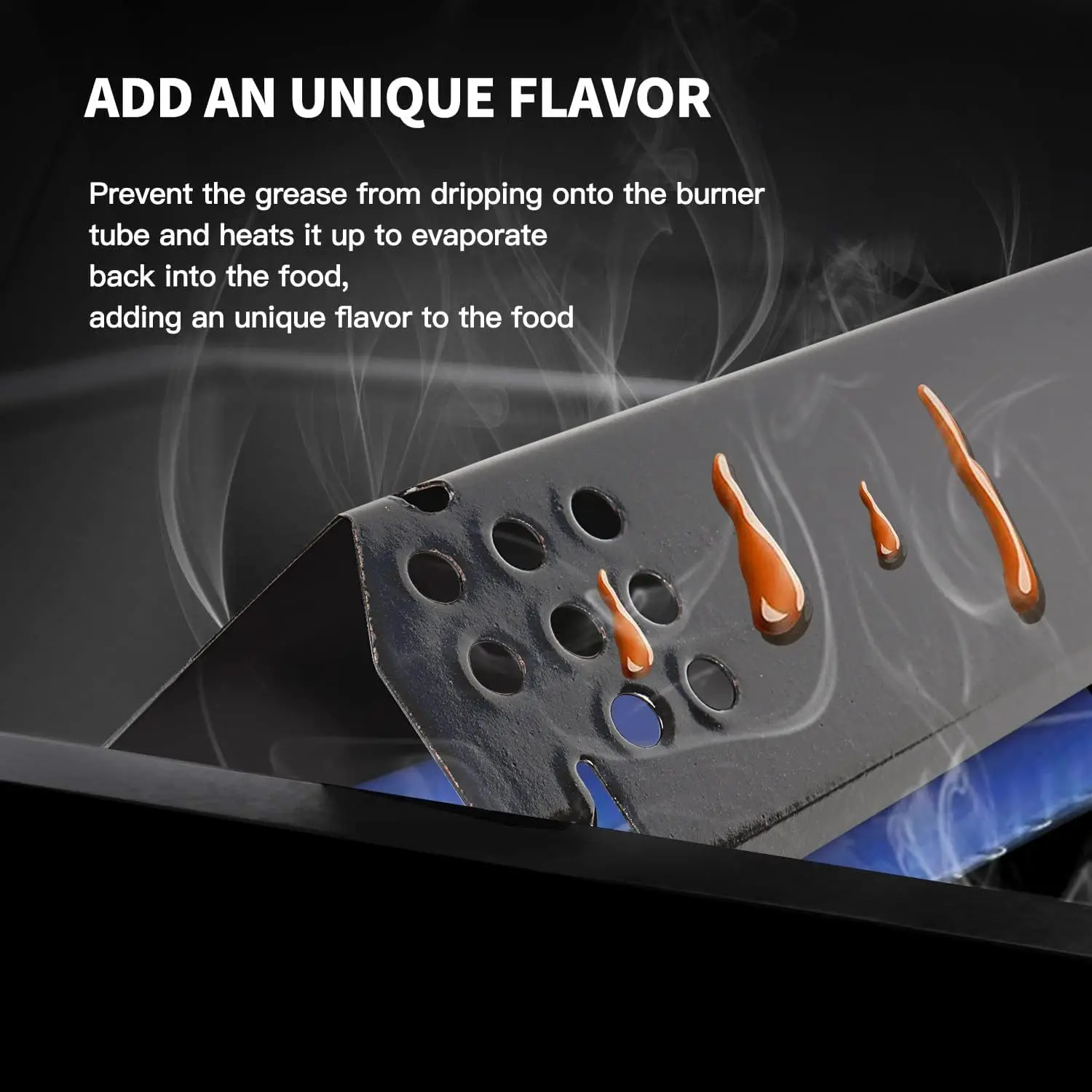 Heat Plate Enameled Hot Plate Oven Hot Plate Fire Baffle Fire Distribution Plate Oven Accessories For Gas Grill Bbq