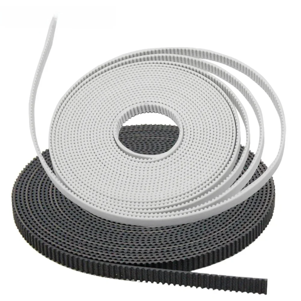 5/10M GT2 Pasek PU Drut stalowy Koło rozrządu GT2-6mm Otwarte synchroniczne paski gumowe Szerokość 6mm do części drukarek 3D DIY CNC — zdjęcie 2
