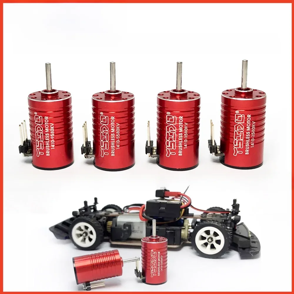 YSIDO Mini 1410 V2 2580KV 3580KV 5580KV 9580KV 1525 moteur sans balais 20A ESC pour Kyosho Mr03 Pro atomique DRZ 1/24 1/28 voiture RC