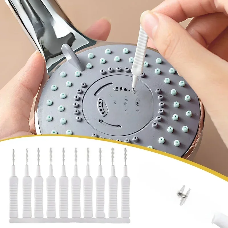 Petite brosse en Nylon, pomme de douche, trou de téléphone portable, brosse de nettoyage des espaces, outils de nettoyage ménager, fournitures Gadgets