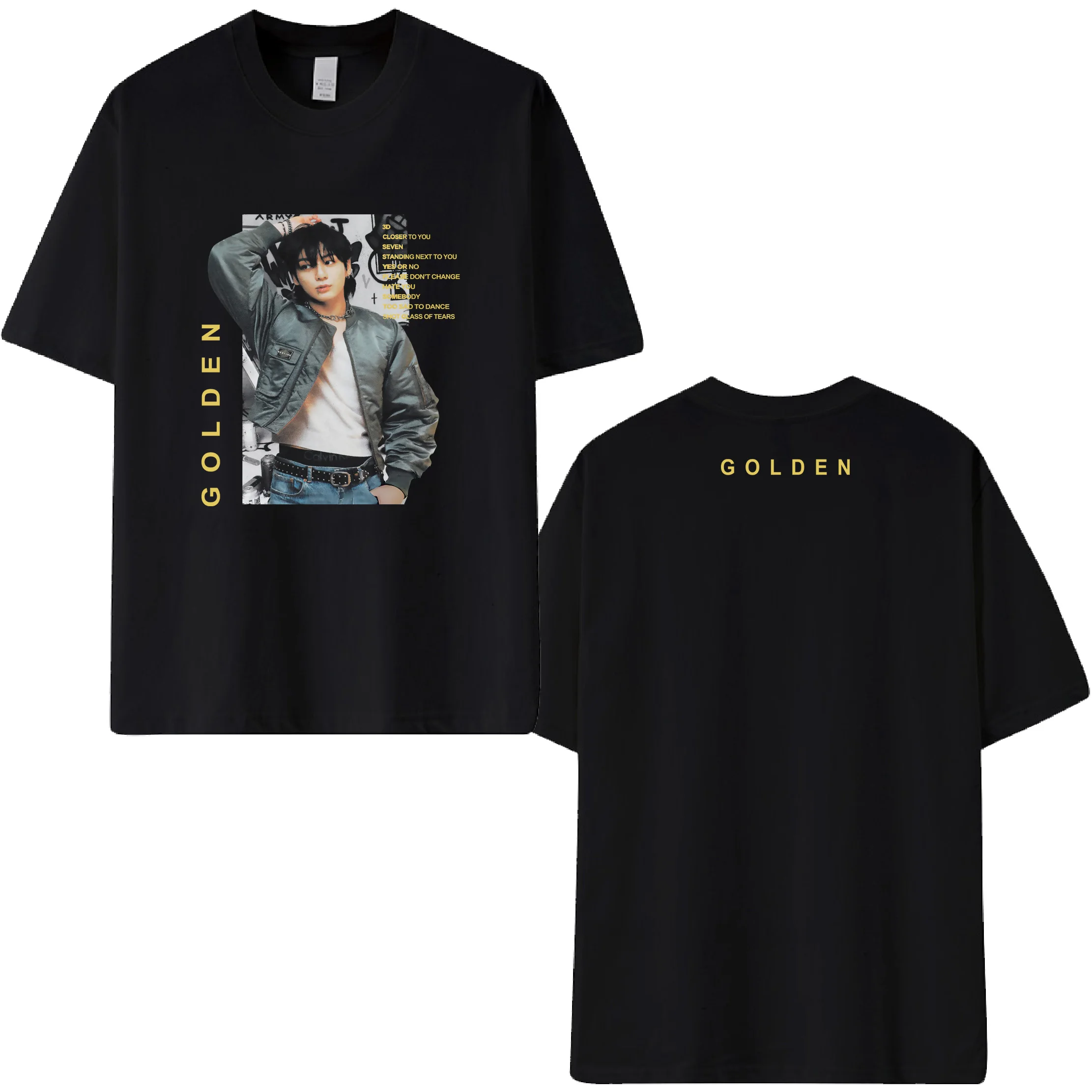 

kpop Jungkook Golden Album Shirt jung kook t-shirt