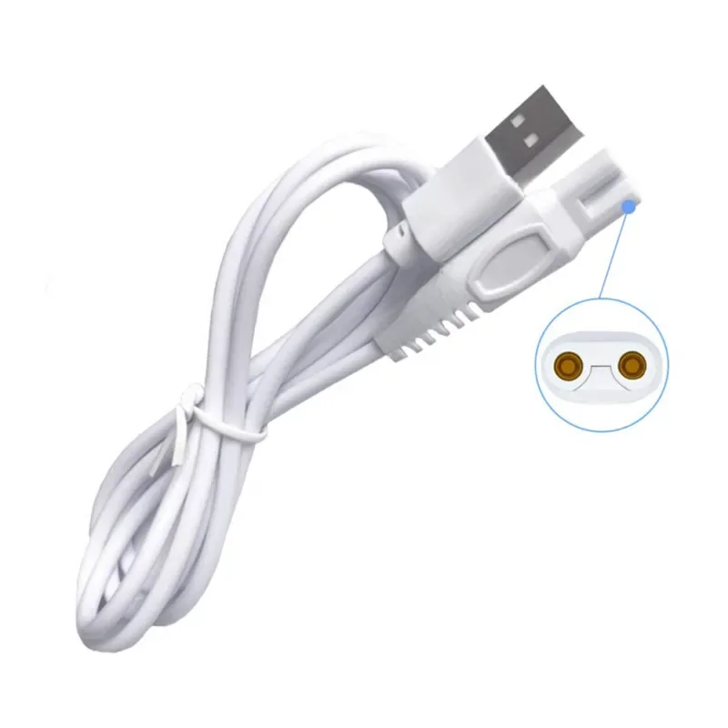 Shaver Charger for Finishing Touch Flawless Body Rechargeable Ladies Shaver Cord 5V Replacement USB Charger Cable Women Trimmer
