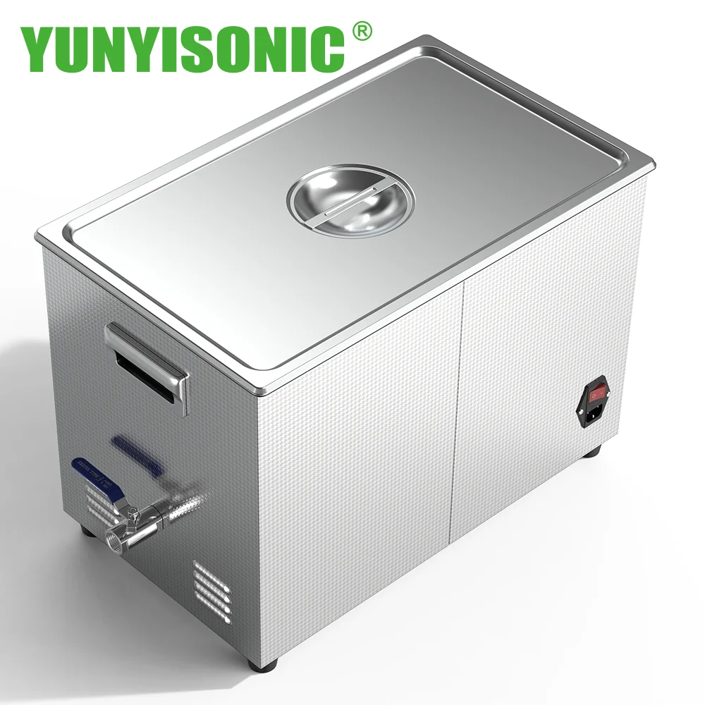 YUNYISONIC Ultrasonic Cleaner 15L 40kHz Adjustable Power with Degas/Pluse/Sweep for Lab/Medcial and Precison instrument