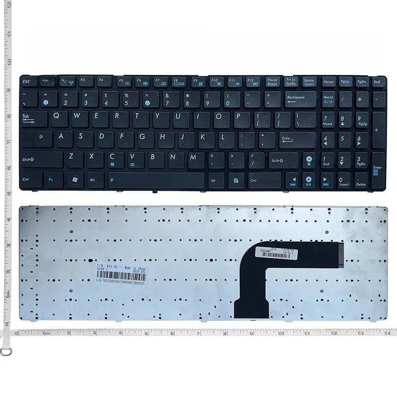 Klawiatura amerykańska dla ASUS K52 K52F K53 K54 K72 K73 A52 A53 A73 U50 N50 N51 N52 N53S N61 N70 N70S N73 G51 G53 G73 X53 — zdjęcie 2