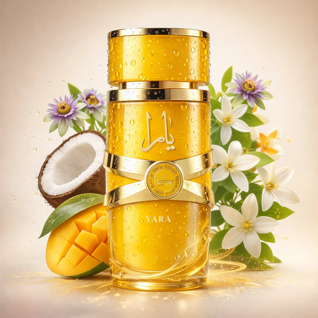 Perfume YARA cousa 30ML para mujer - Perfume tropical de lujo con extracto de coco, notas de mango y flor de naranja
