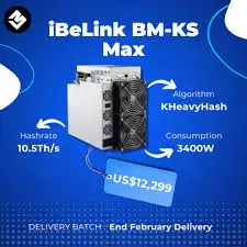 

1s Новый IBeLink BM-KS Max 10,5 TH 3400 KASPA Asic Miner