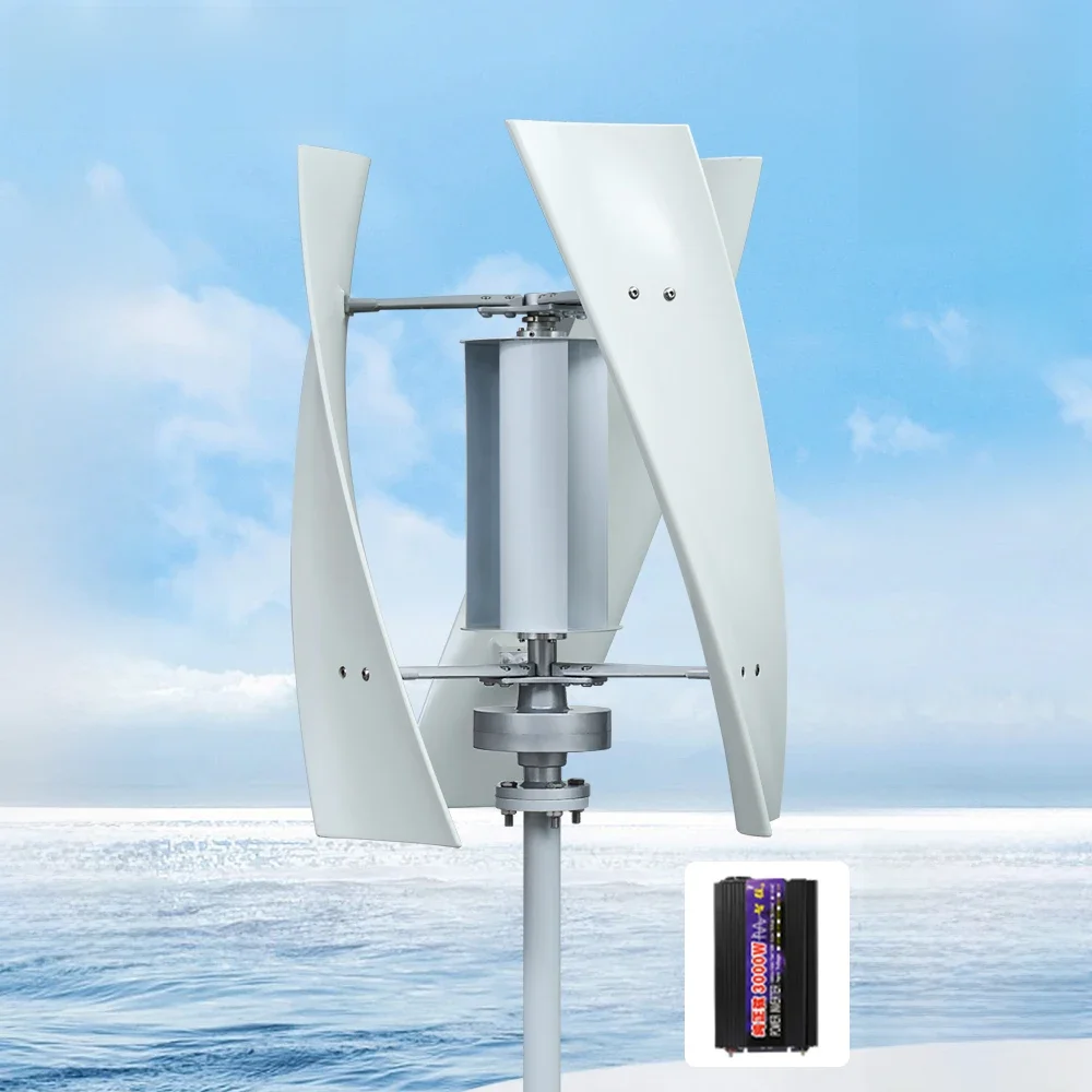 2000W Gratis Energie Verticale Windturbine Generator Magnetische Dynamo Gratis Energie Sterke Kracht AC 220V Inverter Uitgang Voor Thuisgebruik - afbeelding 2