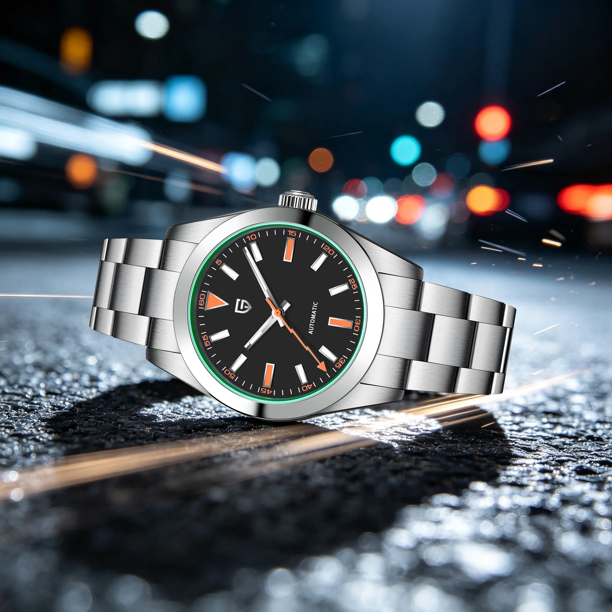 2026 PAGANI DESIGN Luxury Men's Automatic Mechanical Watch Stainless Sapphire Waterproof Watch For Office Work & Daily Commuting