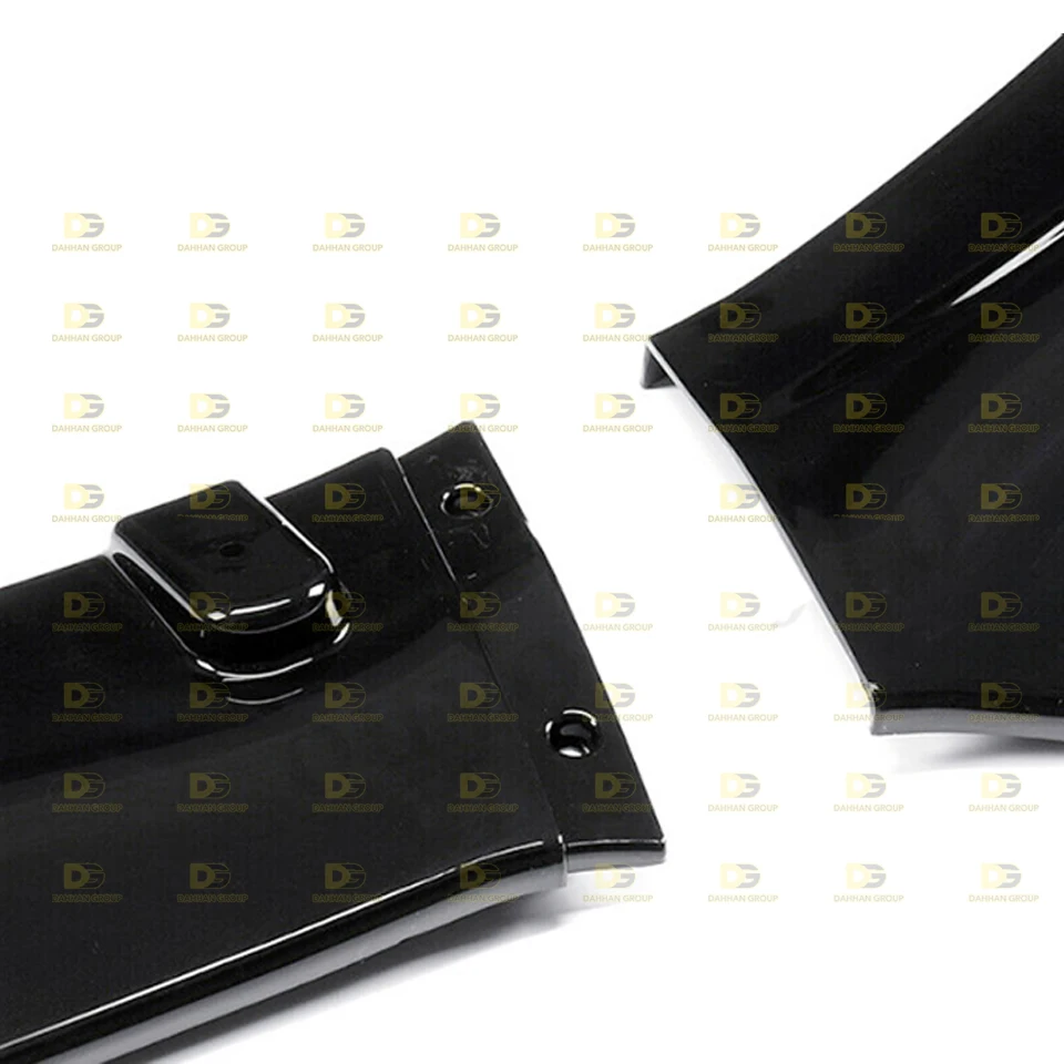 Hond.a Civc FC5 Sedan 2015 - 2021 divisor frontal 3 piezas Piano superficie negra brillante alta calidad ABS plástico Civc Kit piezas de coche