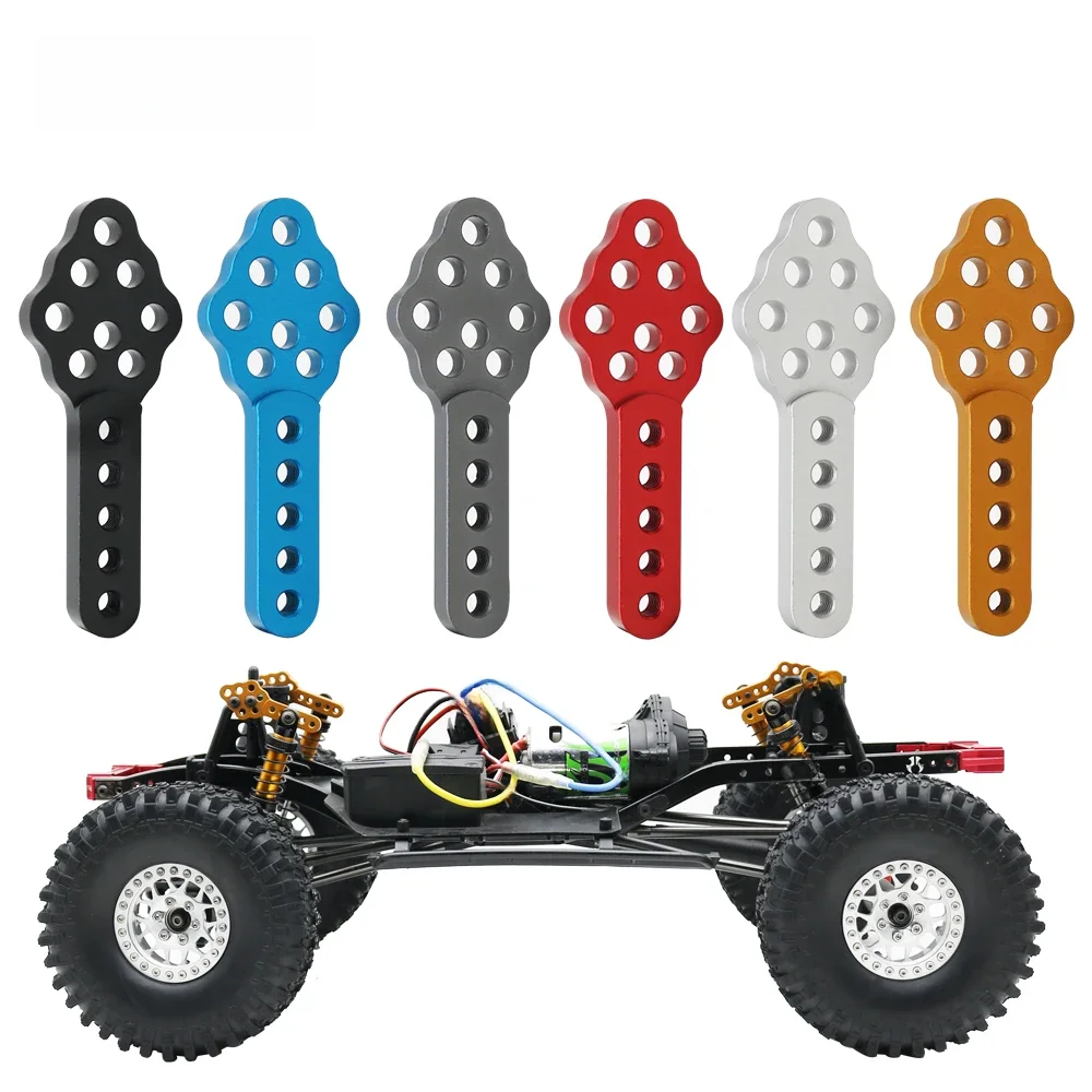 Aluminium-Metall-Stoßdämpferhalterung, Höhenwinkelständer für 1/10 RC Crawler Axial SCX10 90046 90047 D90 D110 Upgrade-Teil
