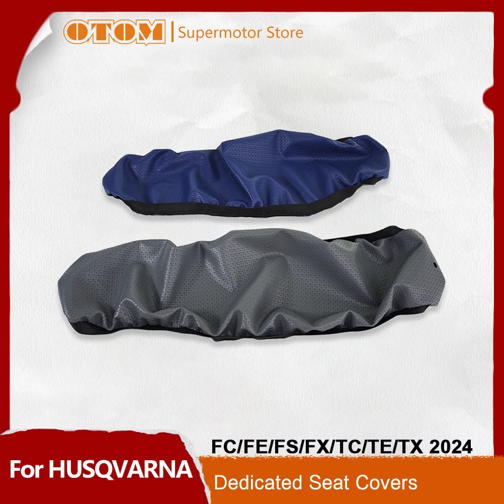 OTOM Motorrad Neuer Sitzbezug Gewidmet rutschfester wasserdichter Greifer Kissenschutz für HUSQVARNA FC FE TC TE 2024 Pit Dirt Bikes
