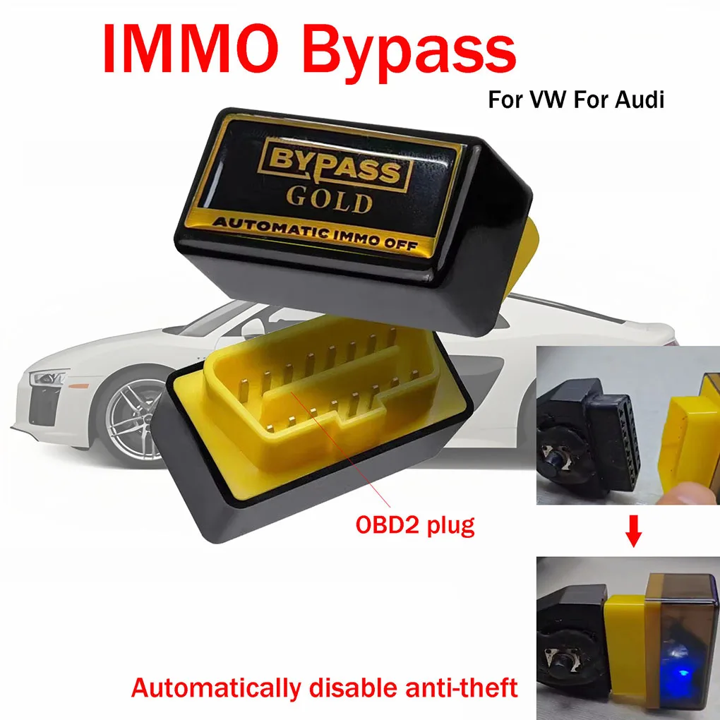 IMMO Bypass For VW V-AG EDC16 For Audi Emergency Start Device For Automatically Remove Immo Through OBD2 Plug Diagnostic Tool