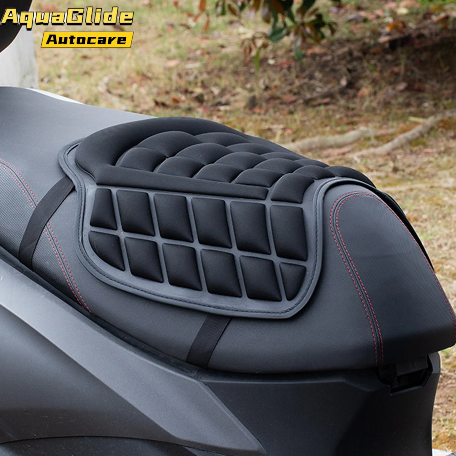 

Motorcycle Seat Cushion Sunproof for Long Rides Motorbike Accessories Non Slip Shock Absorption Breathable Cooling Comfortable