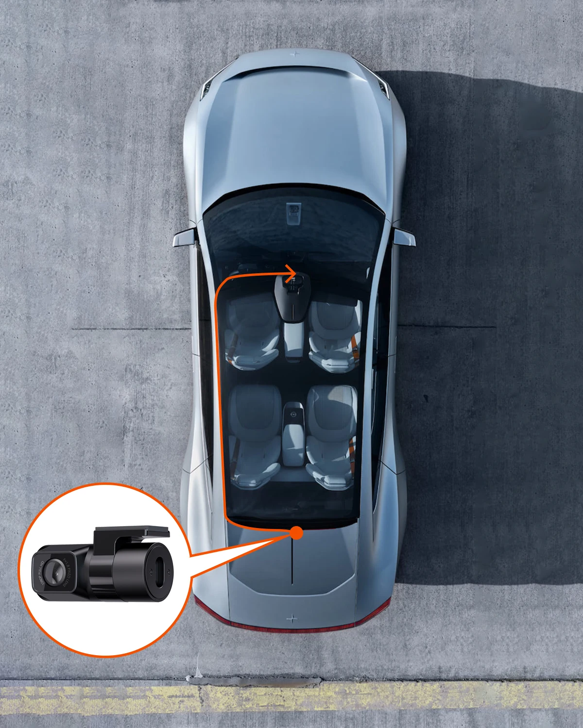 Vantrue rear camera for most cars, pickups, trucks, SUVs, minivans, sedans